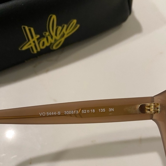 Vogue x Hailey Bieber Square Sunglasses in Light Brown - Picture 6 of 7